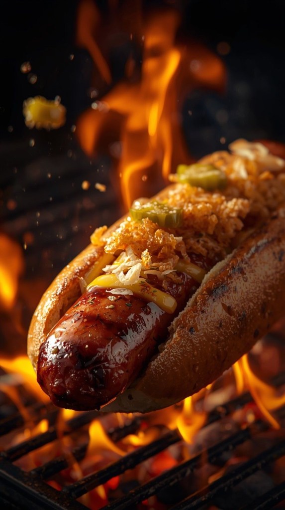 Enjoy the best BBQ-style hot dogs in Orlando — packed with smoky flavor and all the classic fixings at Bones BBQ.